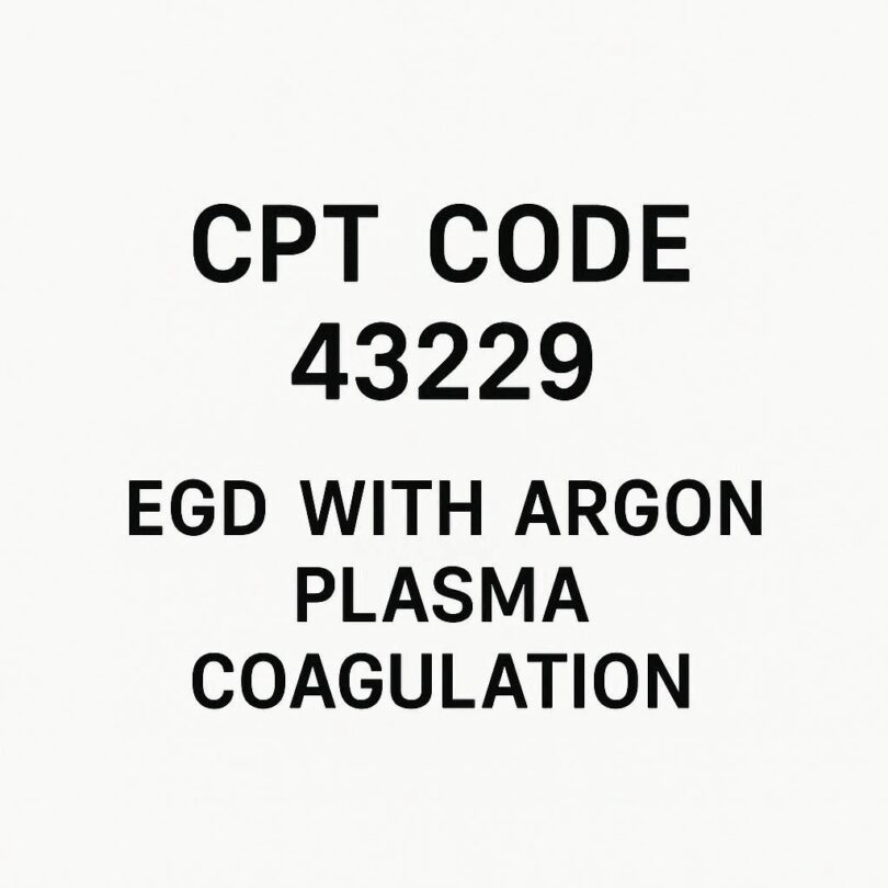 CPT Code for EGD with Argon Plasma Coagulation - wmwtl