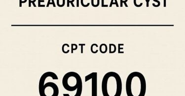 CPT Code for Excision of Preauricular Cyst