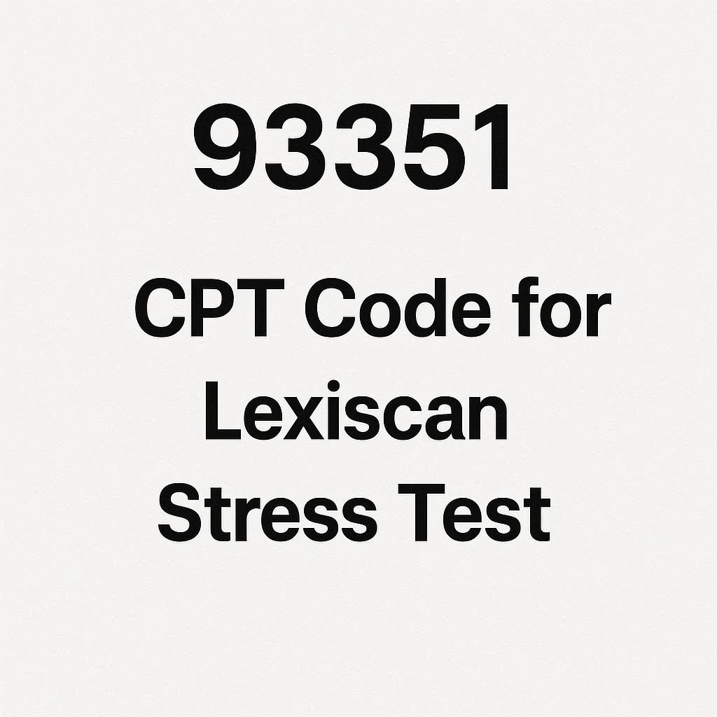 CPT Codes for Cardiac Stress Tests