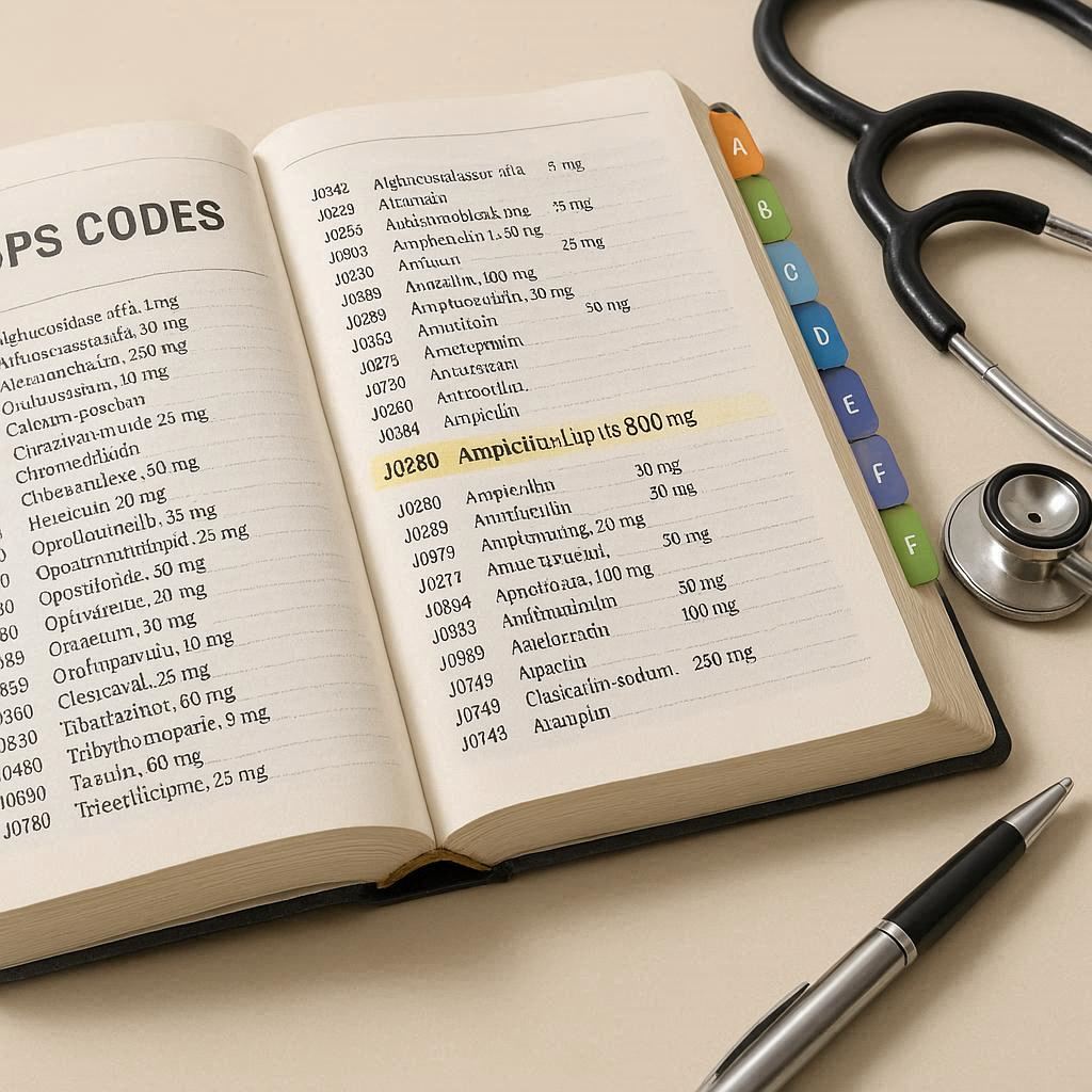 HCPCS Code for Ampicillin