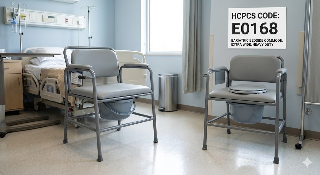HCPCS Code for Bariatric Bedside Commode
