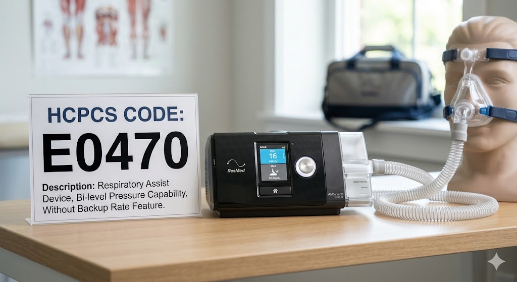 HCPCS Code for BiPAP Machine