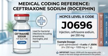 HCPCS Code for Ceftriaxone Sodium