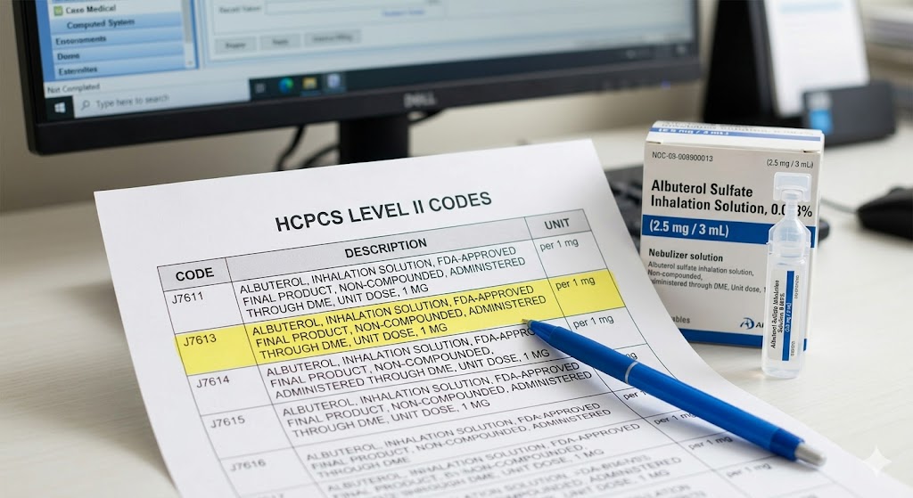 HCPCS Code for J7613 Albuterol