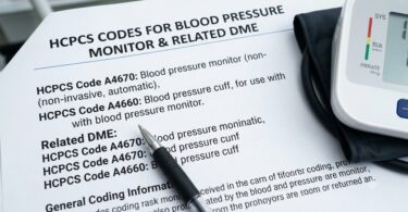 HCPCS Code for a Blood Pressure Monitor