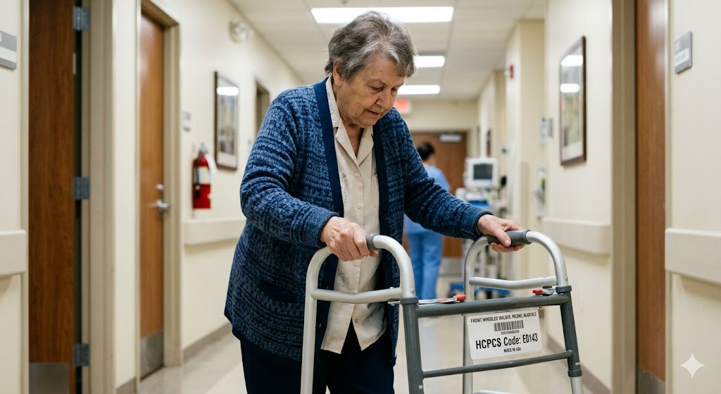HCPCS Code for a Front Wheeled Walker