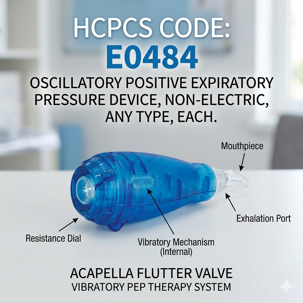 HCPCS Code for the Acapella Flutter Valve
