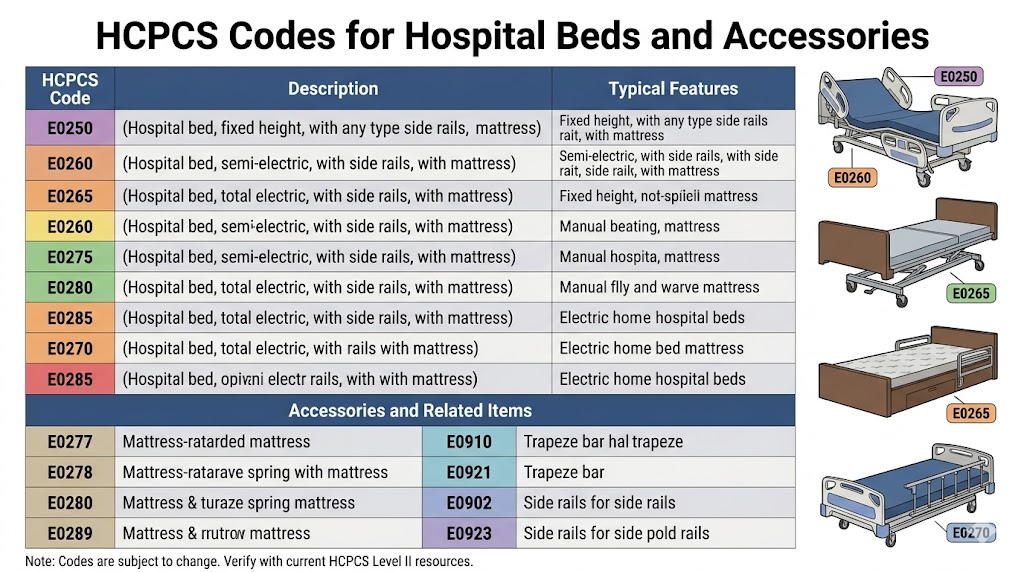 HCPCS Codes for Hospital Beds