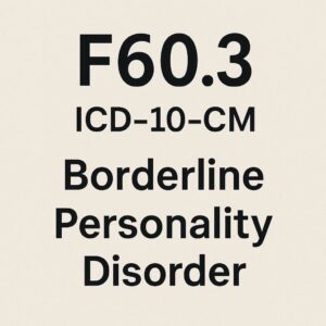 ICD-10 Code Borderline Personality Disorder