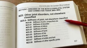 ICD 10 Code for Joint Stiffness