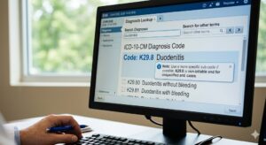 ICD-10 Code for Duodenitis Unspecified