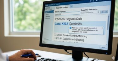 ICD-10 Code for Duodenitis Unspecified