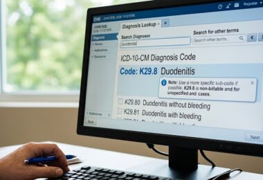ICD-10 Code for Duodenitis Unspecified