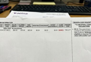 PR 31 Denial Code