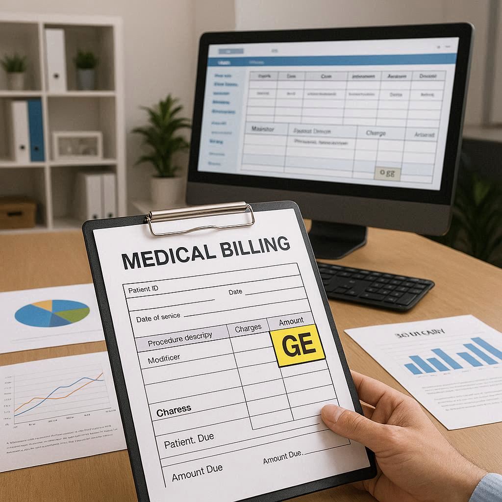What is the GE Modifier in Medical Billing?