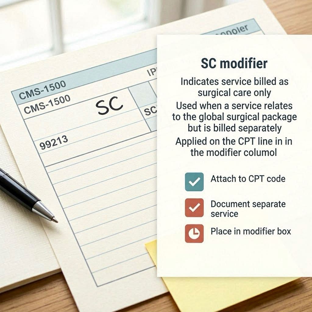 What is the SC Modifier in Medical Billing?