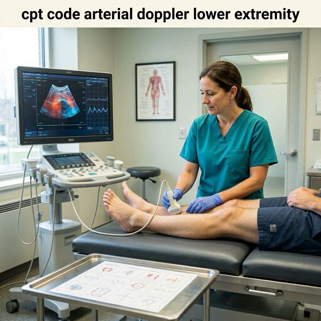 cpt code arterial doppler lower extremity