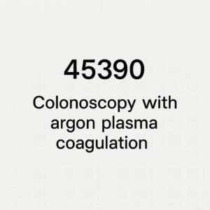 cpt code for colonoscopy with argon plasma coagulation