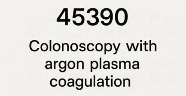 cpt code for colonoscopy with argon plasma coagulation