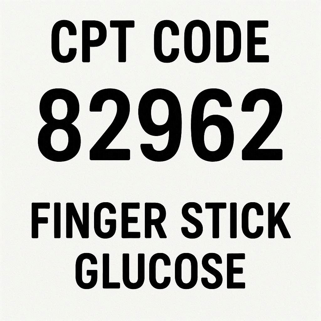 cpt code for finger stick glucose