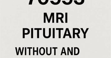 cpt code for mri pituitary with and without contrast​