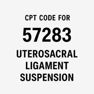 CPT Code for Uterosacral Ligament Suspension