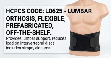 hcpcs code for back brace