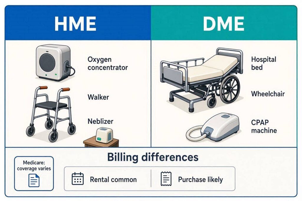 HME vs DME in Medical Billing?