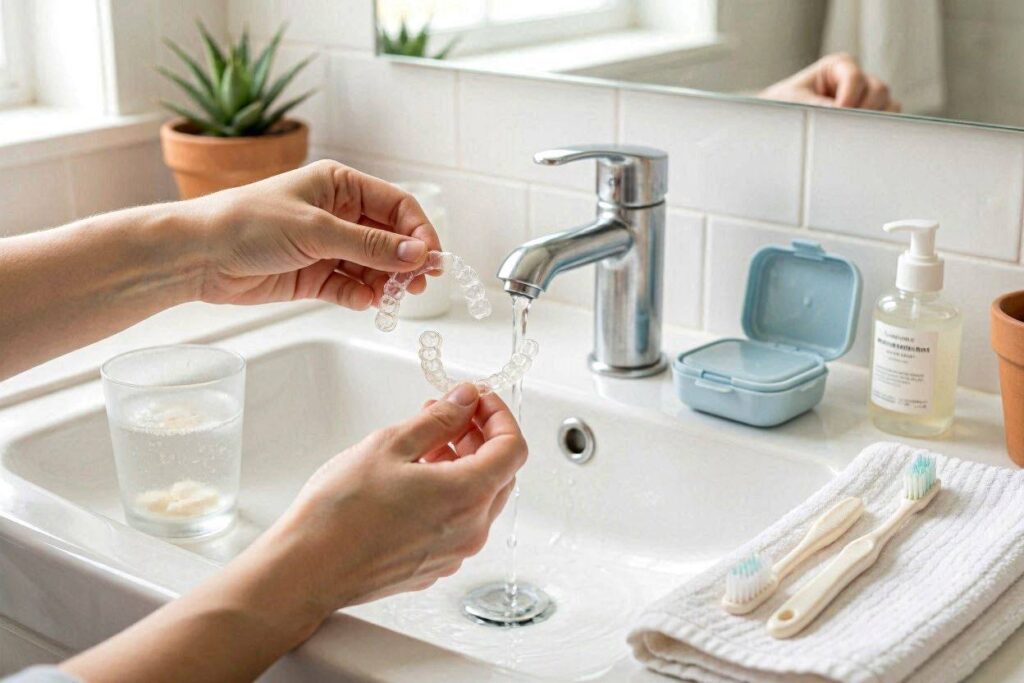 How To Keep Invisible Aligners Clean?