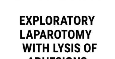 cpt code for exploratory laparotomy with lysis of adhesions