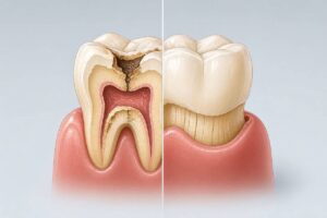 does a sensitive tooth mean a cavity