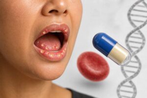 what vitamin deficiency causes mouth ulcers
