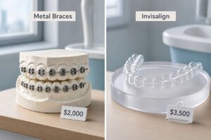 Does The Cost Of Metal Braces Surpass That Of Invisalign?