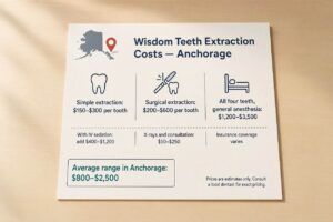 How Much Does It Cost To Have Wisdom Teeth Extracted In Anchorage