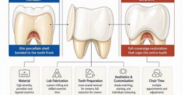 Why Do Veneers Cost More Than Crowns?